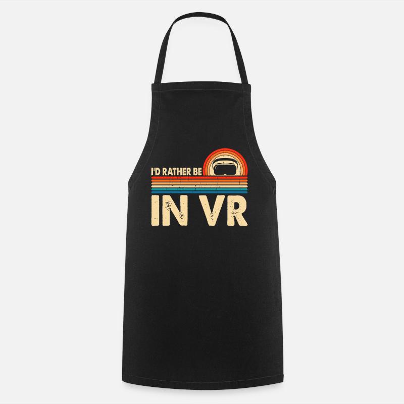 VR Virtuel Reality - Kochschürze - Schwarz