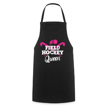 Field Hockey Queen Field Hockey - Kochschürze - Schwarz - Vorne - AI Model Male 185 dark (185cm)