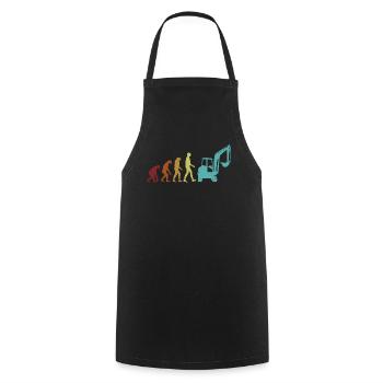 Excavator Evolution Excavator Duty Cycle Crane - Cooking Apron - black - Front - AI Model Male 185 dark (185cm)