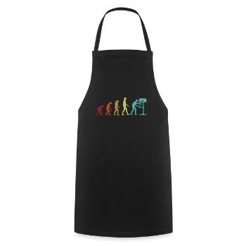 Carpenter Evolution Carpenter Wood Mechanic - Cooking Apron - black - Front - AI Model Male 185 dark (185cm)