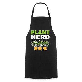 Plant Nerd Ökologe - Kochschürze - Schwarz - Vorne - AI Model Male 185 dark (185cm)