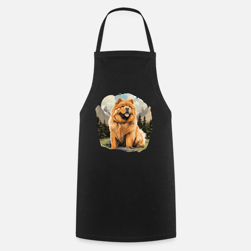 Chow Chow pour chien - Tablier de cuisine - noir