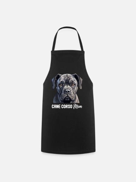 Hund Cane Corso - Kochschürze - Schwarz
