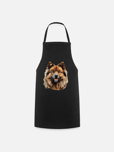 Hund Eurasier - Kochschürze - Schwarz