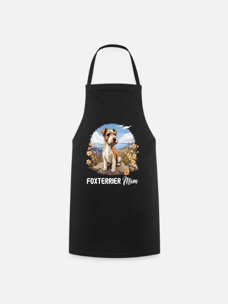 Chien Fox Terrier - Tablier de cuisine - noir