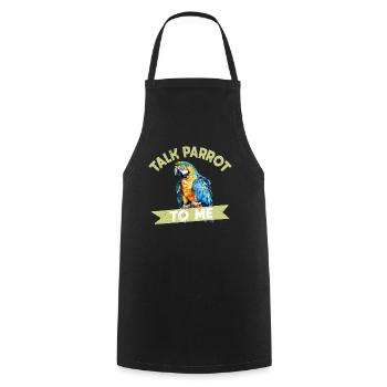 Perruche Perruche Oiseau Perruche Propriétaire - Tablier de cuisine - noir - Devant - AI Model Male 185 dark (185cm)