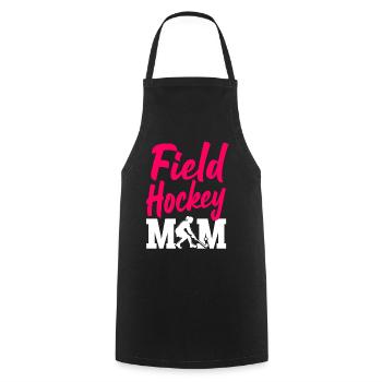 Maman de hockey sur gazon Maman de hockey sur gazon - Tablier de cuisine - noir - Devant - AI Model Male 185 dark (185cm)