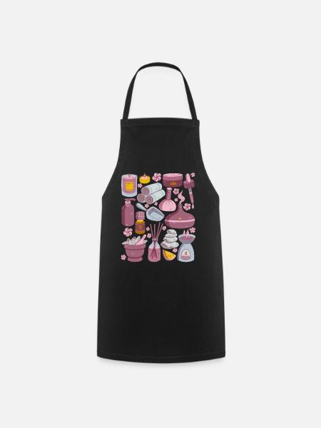 Aromatherapy - Cooking Apron - black