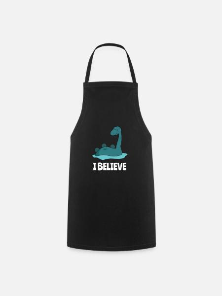 Monstre de Nessie de Loch Ness Monsters - Tablier de cuisine - noir