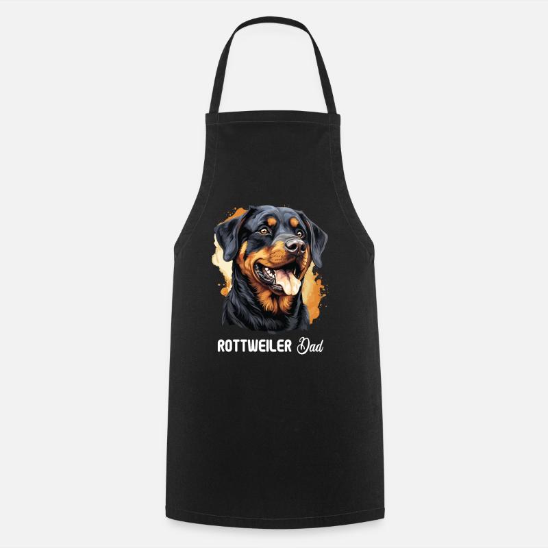 Rottweiler - Tablier de cuisine - noir
