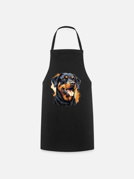 Rottweiler - Tablier de cuisine - noir