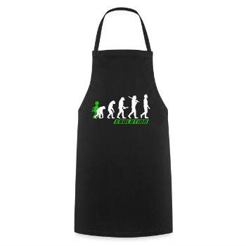 Alien, OVNI, UAP, Espace, Objet volant de l’espace - Tablier de cuisine - noir - Devant - AI Model Male 185 dark (185cm)