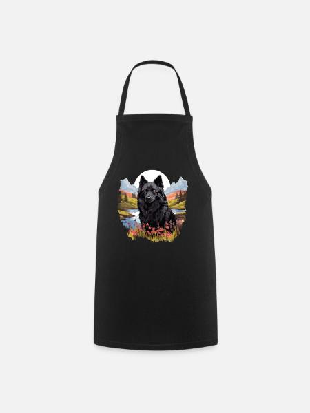 Schipperke - Kochschürze - Schwarz