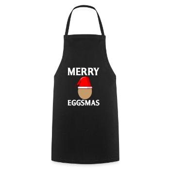 Happy Egg Festival - Cooking Apron - black - Front - AI Model Male 185 dark (185cm)