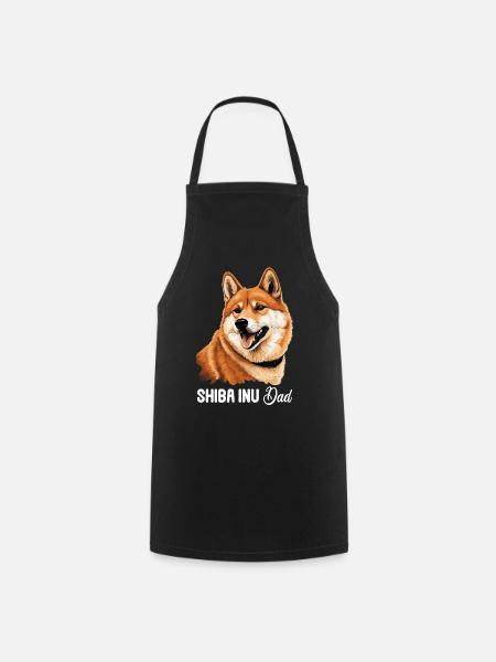 Shiba Inu - Kochschürze - Schwarz