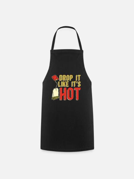 Tisane Drop It Like It’s Hot Teacup Herboristerie - Tablier de cuisine - noir