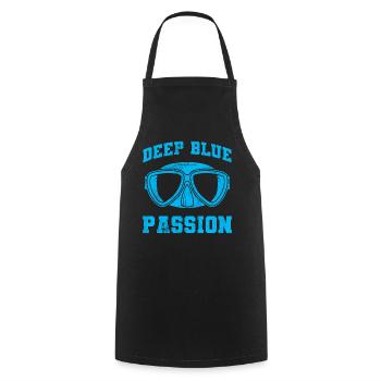 Scuba Diving, Scuba Diving, Holiday Sea Diver - Cooking Apron - black - Front - AI Model Male 185 dark (185cm)