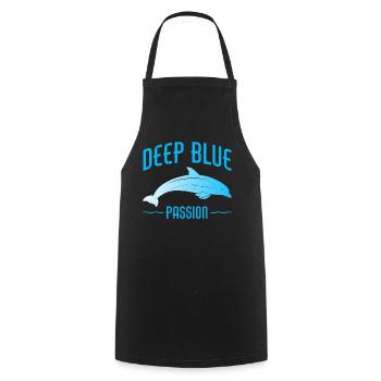Scuba Diving, Scuba Diving, Holiday Sea Diver - Cooking Apron - black - Front - AI Model Male 185 dark (185cm)