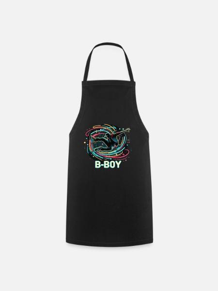 Breakdance Breakdancer Breakdance Enfants - Tablier de cuisine - noir