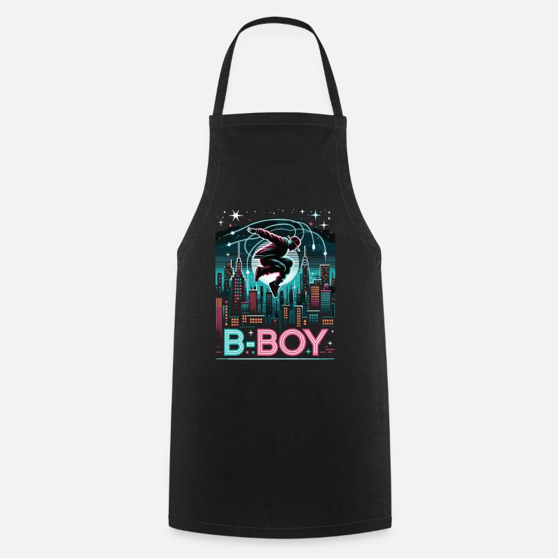 Breakdance Breakdancer Breakdance Enfants - Tablier de cuisine - noir