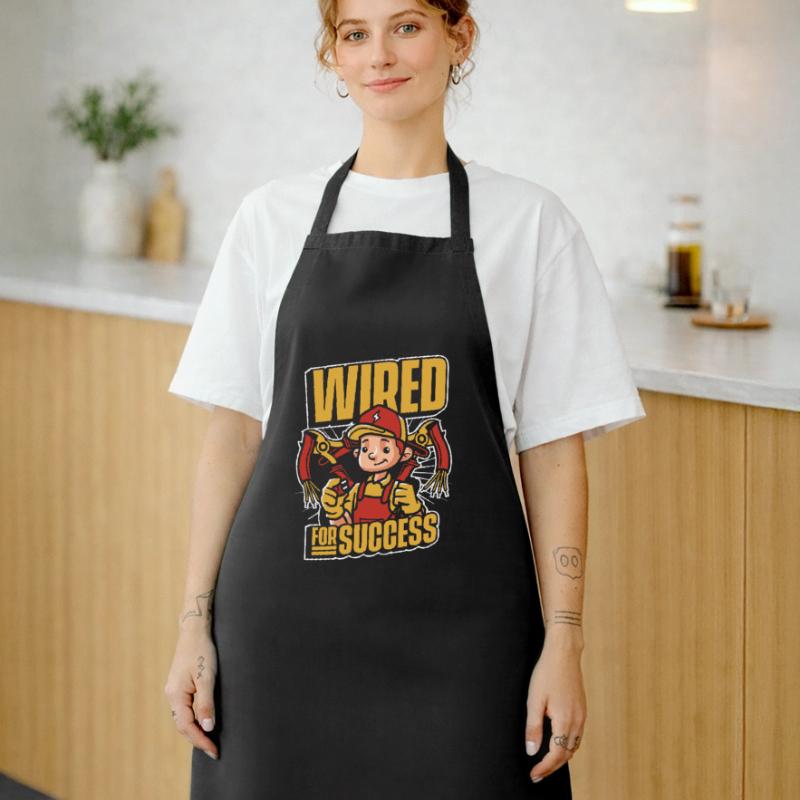 Wired For Success Electronics Technician Electrical Engineer Cooking Apron