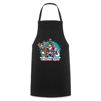 Christmas Squad - Cooking Apron - black - Front - AI Model Male 185 dark (185cm)