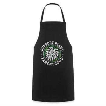 Houseplants Support Plant Parenthood Indoor Plants - Cooking Apron - black - Front - AI Model Male 185 dark (185cm)