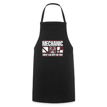 Mechanic There's No App For That Master Vehicle - Cooking Apron - black - Front - AI Model Male 185 dark (185cm)