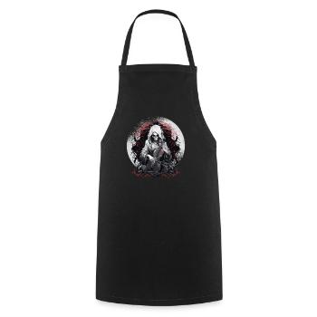 Cello player, cellist-musician, collo music - Cooking Apron - black - Front - AI Model Male 185 dark (185cm)