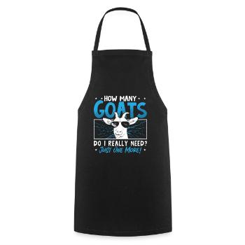 Élevage de moutons et de chèvres Combien de chèvres élèvent - Tablier de cuisine - noir - Devant - AI Model Male 185 dark (185cm)