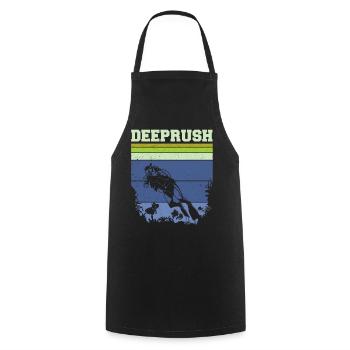 Scuba Diving, Scuba Diving, Holiday Sea Diver - Cooking Apron - black - Front - AI Model Male 185 dark (185cm)