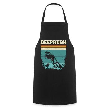 Scuba Diving, Scuba Diving, Holiday Sea Diver - Cooking Apron - black - Front - AI Model Male 185 dark (185cm)
