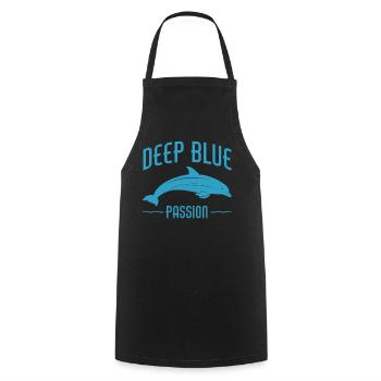 Scuba Diving, Scuba Diving, Holiday Sea Diver - Cooking Apron - black - Front - AI Model Male 185 dark (185cm)