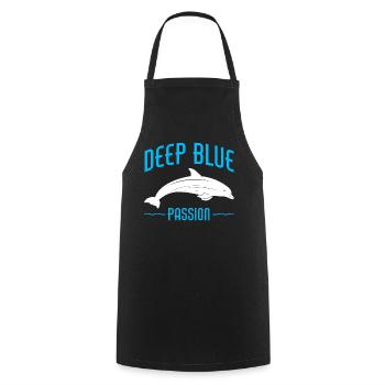 Scuba Diving, Scuba Diving, Holiday Sea Diver - Cooking Apron - black - Front - AI Model Male 185 dark (185cm)