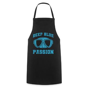 Scuba Diving, Scuba Diving, Holiday Sea Diver - Cooking Apron - black - Front - AI Model Male 185 dark (185cm)