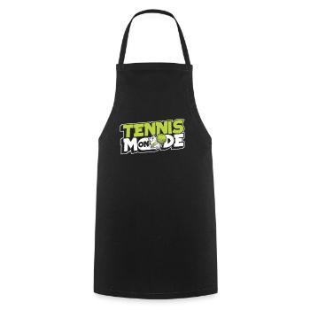 Tennis Mode On Tennis Coach Tennis Player Tennis - Cooking Apron - black - Front - AI Model Male 185 dark (185cm)