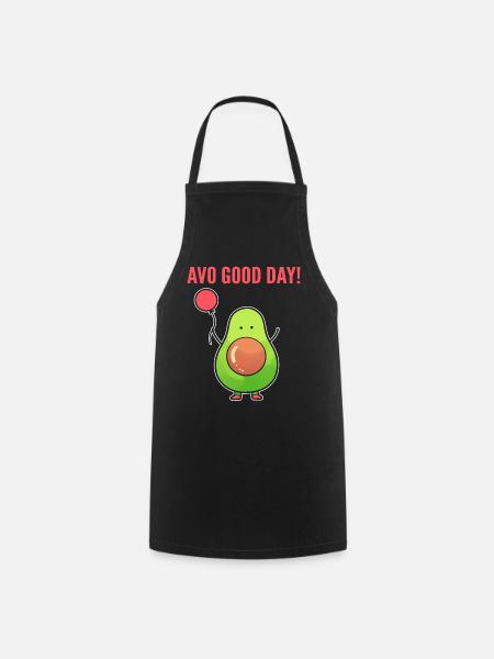 Avo Good Day Vegan - Kochschürze - Schwarz