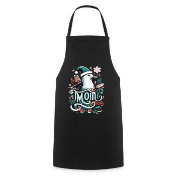 Moin Möwe Moin Sprüche Hamburg Moin Dialekt - Kochschürze - Schwarz - Vorne - AI Model Male 185 dark (185cm)