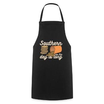 Biscuits And Gravy Southern As The Biscuits Lover - Cooking Apron - black - Front - AI Model Male 185 dark (185cm)