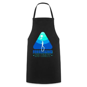 Plongée sous-marine, Plongée sous-marine, Vacances en mer - Tablier de cuisine - noir - Devant - AI Model Male 185 dark (185cm)