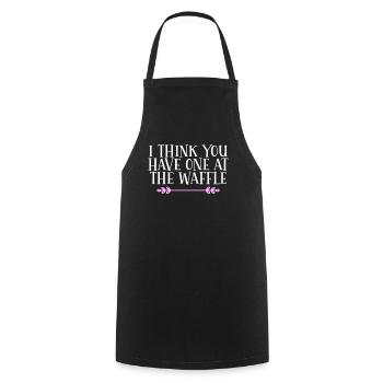 I think you have one at the waffle Denglisch - Kochschürze - Schwarz - Vorne - AI Model Male 185 dark (185cm)