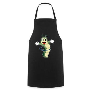 Caterpillar Fitness Hoop Workout Gymnastics - Cooking Apron - black - Front - AI Model Male 185 dark (185cm)