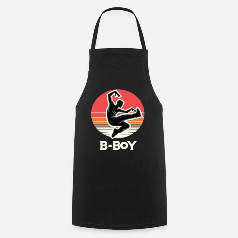 Breakdance Breakdancer Breakdance Enfants - Tablier de cuisine - noir