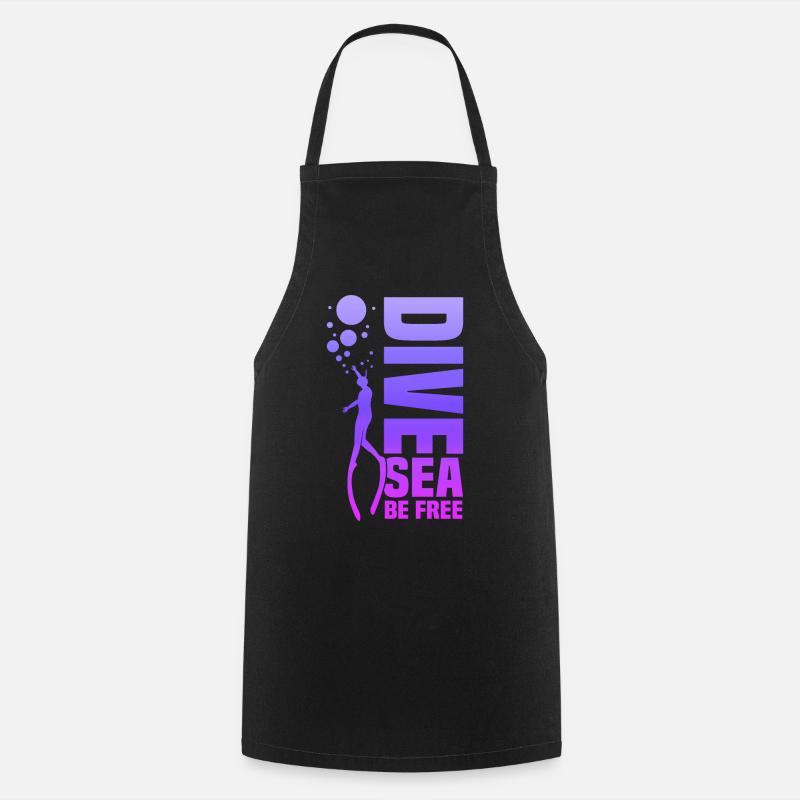 Plongée, Apnée Plongée, Apnée No Limit Apnée Apnée - Tablier de cuisine - noir