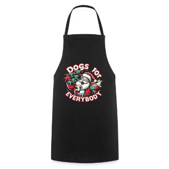 Dogs For Everybody Dog Owners - Cooking Apron - black - Front - AI Model Male 185 dark (185cm)
