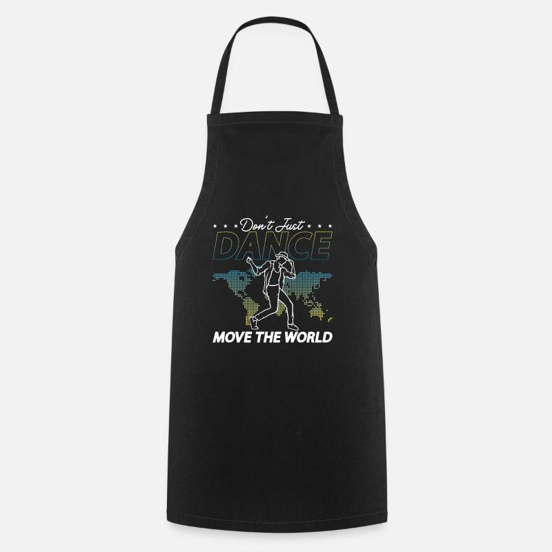 Les mouvements de danse ne se contentent pas de faire bouger la piste de danse - Tablier de cuisine - noir