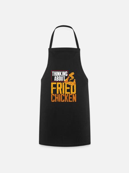Fried Chicken - Kochschürze - Schwarz
