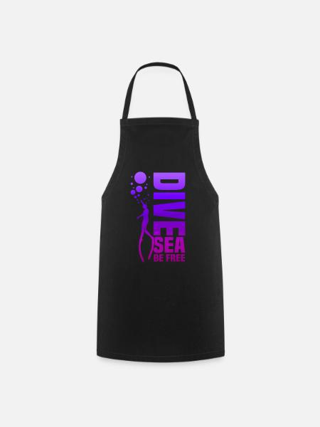 Plongée, Apnée Plongée, Apnée No Limit Apnée Apnée - Tablier de cuisine - noir