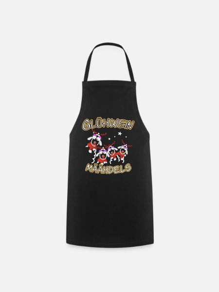 Glühwein Mädels - Kochschürze - Schwarz