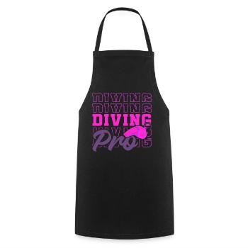 Women's Soccer, Women's Soccer, Women's Soccer - Cooking Apron - black - Front - AI Model Male 185 dark (185cm)